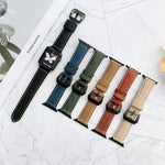 Dây đồng hồ thay thế da khóa đầu lớn cho Apple Watch Series 6 & SE & 5 & 4 40mm / 3 & 2 & 1 38mm, Dành cho Apple Watch Series 8&7 41mm / SE 2&6&SE&5&4 40mm / 3&2&1 38mm