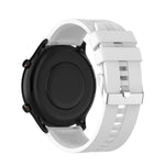 For Amazfit GTR 2e / GTR 2 22mm Silicone Replacement Strap Watchband with Silver Buckle, For Amazfit GTR 2e