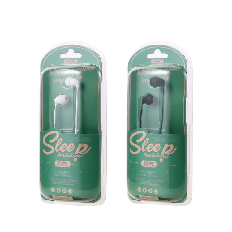 Tai nghe nhét tai stereo REMAX RM-588 có dây điều khiển & mic & hỗ trợ rảnh tay