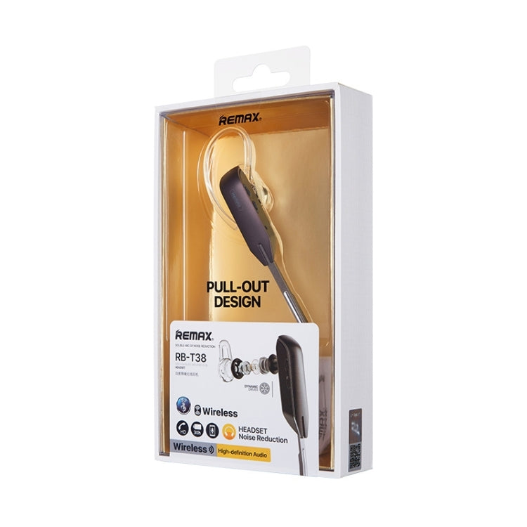 Tai nghe Bluetooth kim loại chống ồn không dây Remax RB-T38 Bluetooth 5.0