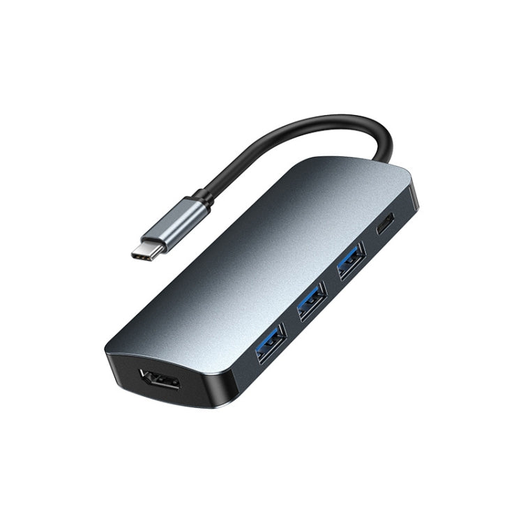 Trạm kết nối HUB đa năng Remax RU-U5 5 trong 1 cho Type-C / USB-C