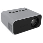 Máy chiếu kỹ thuật số LED HD T500 1920x1080P 80 Lumens di động cho rạp hát tại nhà, không kèm điều khiển từ xa & bộ đổi nguồn, có kèm điều khiển từ xa & bộ đổi nguồn