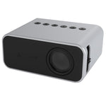 Máy chiếu kỹ thuật số LED HD T500 1920x1080P 80 Lumens di động cho rạp hát tại nhà, không kèm điều khiển từ xa & bộ đổi nguồn, có kèm điều khiển từ xa & bộ đổi nguồn