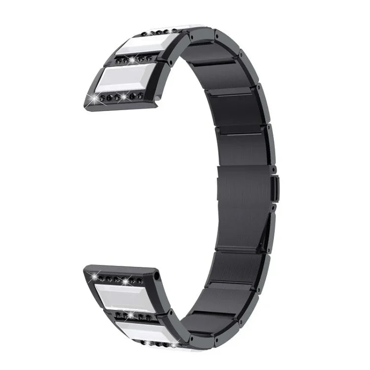 Dây đeo đồng hồ thay thế bằng thép không gỉ đính kim cương, cho Samsung Galaxy Watch 42mm, cho Samsung Galaxy Watch 46mm, cho Samsung Galaxy Watch 3 45mm, cho Samsung Galaxy Watch Active2 44mm / Watch Active2 40mm / Watch Active