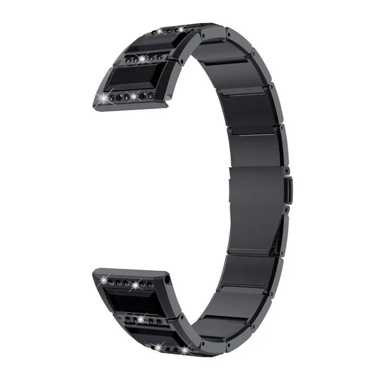 Dây đeo đồng hồ thay thế bằng thép không gỉ đính kim cương, cho Samsung Galaxy Watch 42mm, cho Samsung Galaxy Watch 46mm, cho Samsung Galaxy Watch 3 45mm, cho Samsung Galaxy Watch Active2 44mm / Watch Active2 40mm / Watch Active