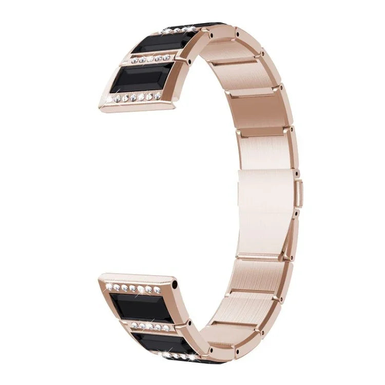 Dây đeo đồng hồ thay thế bằng thép không gỉ đính kim cương, cho Samsung Galaxy Watch 42mm, cho Samsung Galaxy Watch 46mm, cho Samsung Galaxy Watch 3 45mm, cho Samsung Galaxy Watch Active2 44mm / Watch Active2 40mm / Watch Active