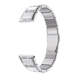 Dây đeo đồng hồ thay thế bằng thép không gỉ đính kim cương, cho Samsung Galaxy Watch 42mm, cho Samsung Galaxy Watch 46mm, cho Samsung Galaxy Watch 3 45mm, cho Samsung Galaxy Watch Active2 44mm / Watch Active2 40mm / Watch Active