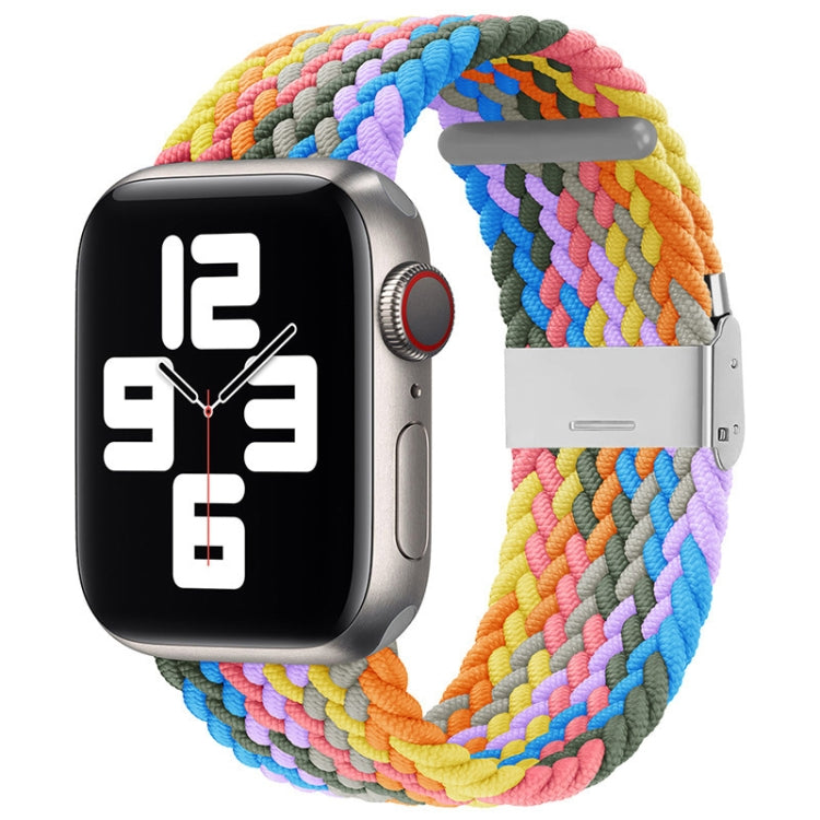 Dây đồng hồ thay thế bện + thép không gỉ cho Apple Watch Series 6 & SE & 5 & 4 40mm / 3 & 2 & 1 38mm, Dành cho Apple Watch Series 8&7 41mm / SE 2&6&SE&5&4 40mm / 3&2&1 38mm, Dành cho Apple Watch Series 7 41mm / 6 & SE & 5 & 4 40mm