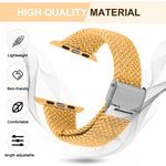 Dây đồng hồ thay thế bện + thép không gỉ cho Apple Watch Series 6 & SE & 5 & 4 40mm / 3 & 2 & 1 38mm, Dành cho Apple Watch Series 8&7 41mm / SE 2&6&SE&5&4 40mm / 3&2&1 38mm, Dành cho Apple Watch Series 7 41mm / 6 & SE & 5 & 4 40mm