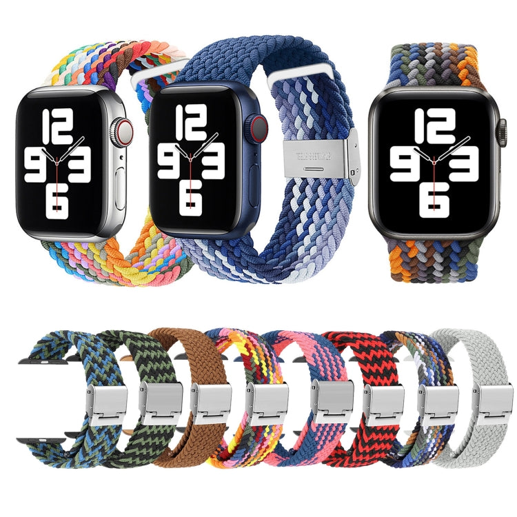 Dây đồng hồ thay thế bện + thép không gỉ cho Apple Watch Series 6 & SE & 5 & 4 40mm / 3 & 2 & 1 38mm, Dành cho Apple Watch Series 8&7 41mm / SE 2&6&SE&5&4 40mm / 3&2&1 38mm, Dành cho Apple Watch Series 7 41mm / 6 & SE & 5 & 4 40mm