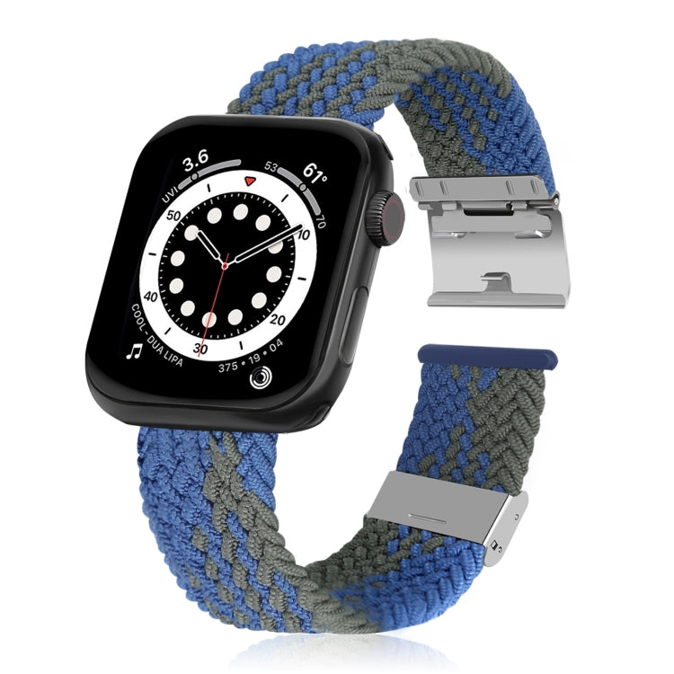 Dây đồng hồ thay thế bện + thép không gỉ cho Apple Watch Series 6 & SE & 5 & 4 44mm / 3 & 2 & 1 42mm, Dành cho Apple Watch Series 7 45mm / 6 & SE & 5 & 4 44mm, Dành cho Apple Watch Ultra 49mm / Series 8&7 45mm / SE 2&6&SE&5&4 44mm / 3&2&1 42mm