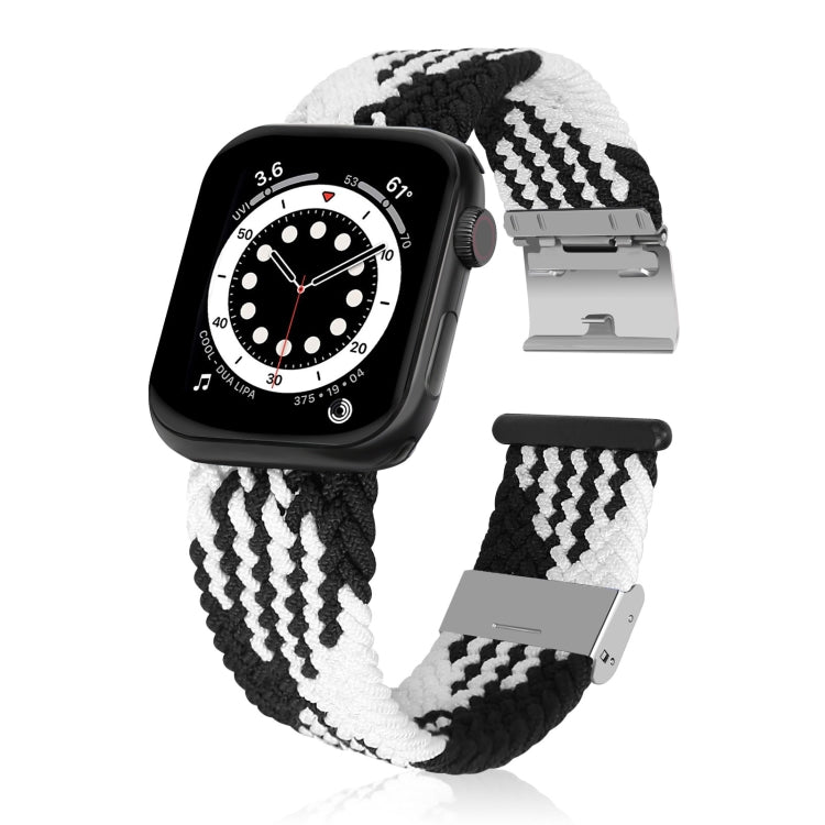 Dây đồng hồ thay thế bện + thép không gỉ cho Apple Watch Series 6 & SE & 5 & 4 44mm / 3 & 2 & 1 42mm, Dành cho Apple Watch Series 7 45mm / 6 & SE & 5 & 4 44mm, Dành cho Apple Watch Ultra 49mm / Series 8&7 45mm / SE 2&6&SE&5&4 44mm / 3&2&1 42mm