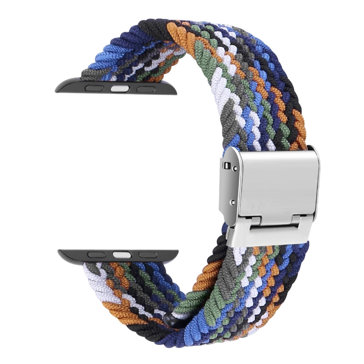 Dây đồng hồ thay thế bện + thép không gỉ cho Apple Watch Series 6 & SE & 5 & 4 44mm / 3 & 2 & 1 42mm, Dành cho Apple Watch Series 7 45mm / 6 & SE & 5 & 4 44mm, Dành cho Apple Watch Ultra 49mm / Series 8&7 45mm / SE 2&6&SE&5&4 44mm / 3&2&1 42mm