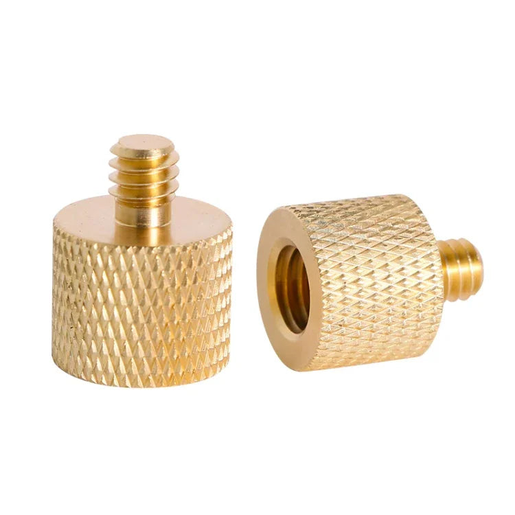 BEXIN LS083 2 chiếc ốc chuyển ren cái 1/4 inch sang ren đực 3/8 inch, LS083