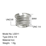 BEXIN LS011 2 chiếc ốc vít chuyển đổi máy ảnh từ 1/4 sang 3/8, LS011