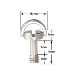 EXIN LS095 2 chiếc ốc vít D Ring gắn đế máy ảnh 1/4 inch tháo nhanh, LS095