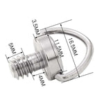 BEXIN LS076 2 Chiếc Vít Đế Gắn Nhanh 1/4 inch -20 Bộ Chuyển Đổi Vít Gắn, LS076