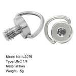 BEXIN LS076 2 Chiếc Vít Đế Gắn Nhanh 1/4 inch -20 Bộ Chuyển Đổi Vít Gắn, LS076