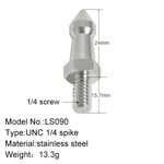 BEXIN LS090 2 Chiếc Vít Chân 1/4 inch Thép Không Gỉ Cho Chân Máy Ảnh SLR, LS090