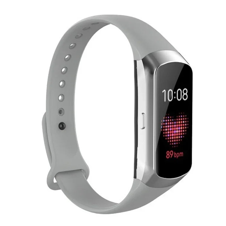 Dây đeo thay thế bằng silicone bóng nút móng cho Samsung Galaxy Fit SM-R370