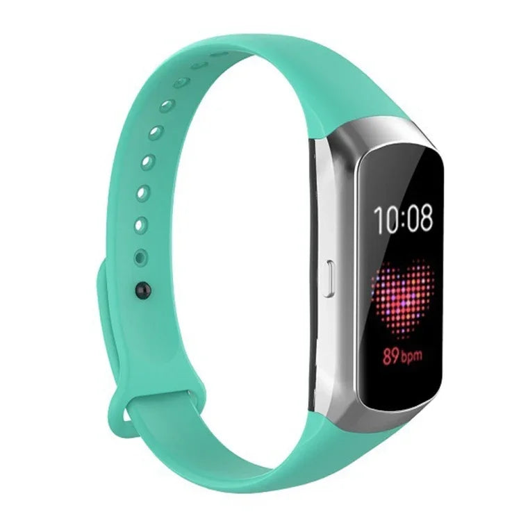 Dây đeo thay thế bằng silicone bóng nút móng cho Samsung Galaxy Fit SM-R370