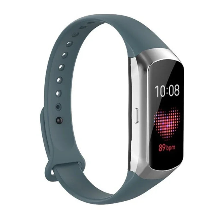 Dây đeo thay thế bằng silicone bóng nút móng cho Samsung Galaxy Fit SM-R370