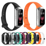 Dây đeo thay thế bằng silicone bóng nút móng cho Samsung Galaxy Fit SM-R370