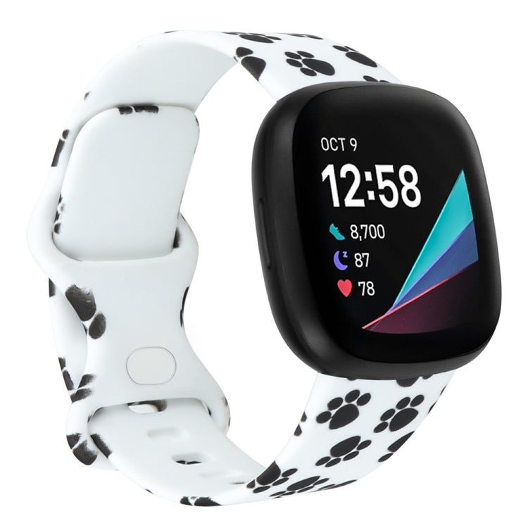 For Fitbit Versa 3 Printing Replacement Strap Watchband, L
