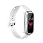 Dây đeo thay thế bằng silicone khóa thép màu đen cho Samsung Galaxy Fit SM-R370