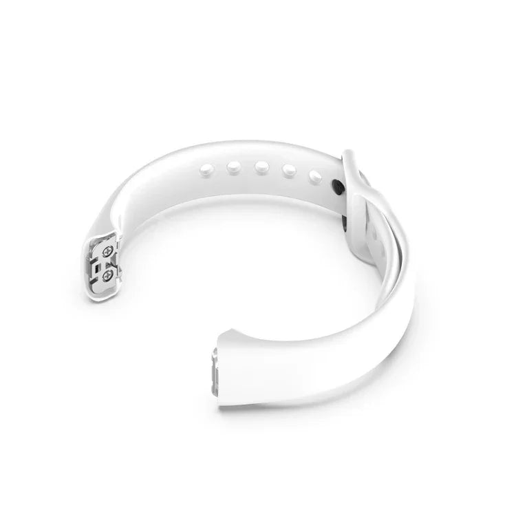 Dây đeo thay thế bằng silicone khóa thép màu đen cho Samsung Galaxy Fit SM-R370