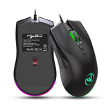 Chuột chơi game có dây cơ học HXSJ A883 7 phím 6400DPI ánh sáng RGB