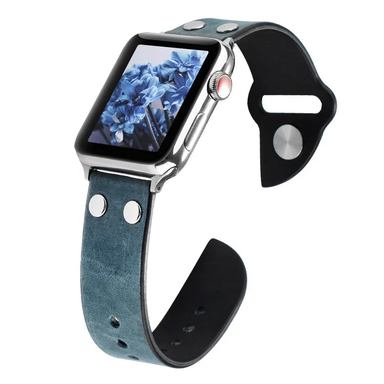 Dây da kiểu dao, cho Apple Watch Ultra 49mm / Series 8&7 45mm / SE 2&6&SE&5&4 44mm / 3&2&1 42mm, cho Apple Watch Series 8&7 41mm / SE 2&6&SE&5&4 40mm / 3&2&1 38mm