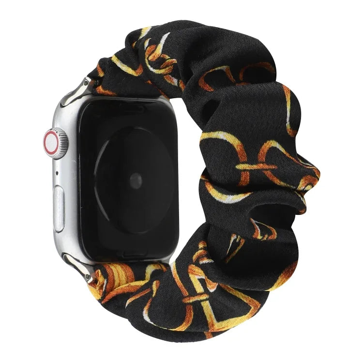 Dây đồng hồ thay thế kiểu vòng tóc vải cho Apple Watch Series 8&7 45mm / SE 2&6&SE&5&4 44mm / 3&2&1 42mm, Apple Watch Series 8&7 41mm / SE 2&6&SE&5&4 40mm / 3&2&1 38mm