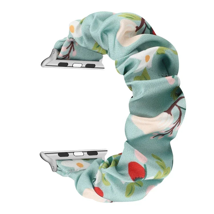 Dây đồng hồ thay thế kiểu vòng tóc vải cho Apple Watch Series 8&7 45mm / SE 2&6&SE&5&4 44mm / 3&2&1 42mm, Apple Watch Series 8&7 41mm / SE 2&6&SE&5&4 40mm / 3&2&1 38mm