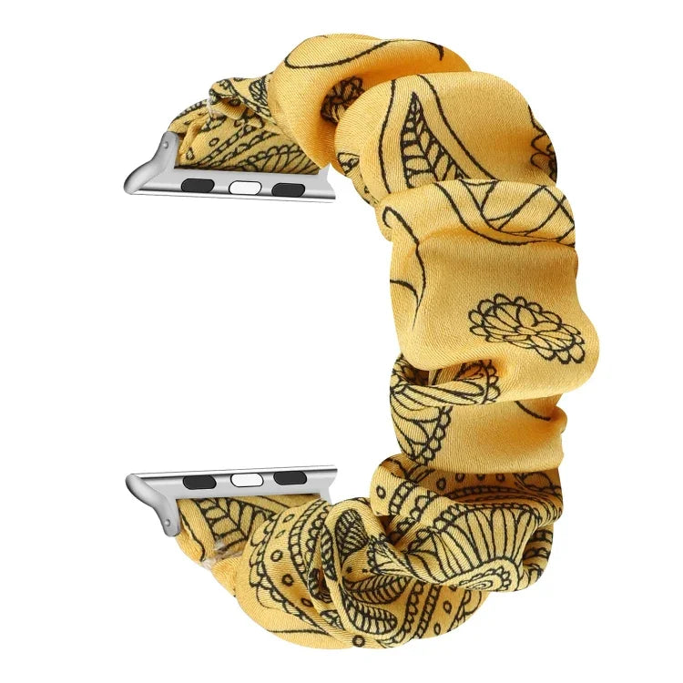 Dây đồng hồ thay thế kiểu vòng tóc vải cho Apple Watch Series 8&7 45mm / SE 2&6&SE&5&4 44mm / 3&2&1 42mm, Apple Watch Series 8&7 41mm / SE 2&6&SE&5&4 40mm / 3&2&1 38mm