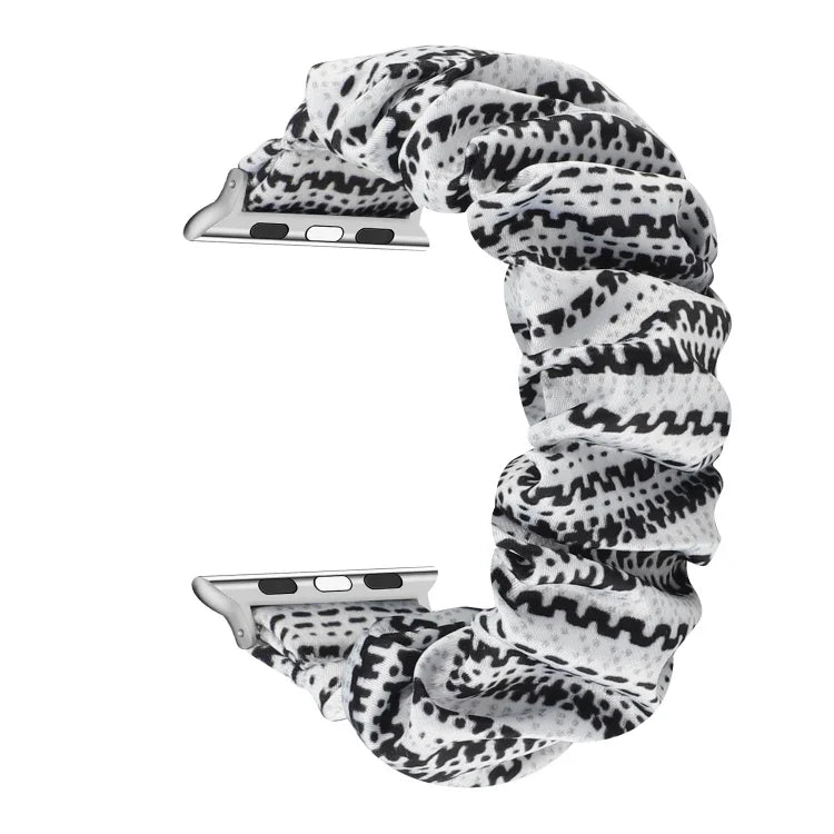 Dây đồng hồ thay thế kiểu vòng tóc vải cho Apple Watch Series 8&7 45mm / SE 2&6&SE&5&4 44mm / 3&2&1 42mm, Apple Watch Series 8&7 41mm / SE 2&6&SE&5&4 40mm / 3&2&1 38mm