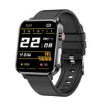 Đồng hồ thông minh màn hình màu TFT 1.7 inch E86 chống nước IP68, Hỗ trợ theo dõi oxy trong máu / Theo dõi nhiệt độ cơ thể / Chẩn đoán y tế AI, Kiểu: Dây đeo TPU, Dây đeo TPU (Xanh dương), Dây đeo TPU (Đen), Dây đeo TPU (Đỏ)