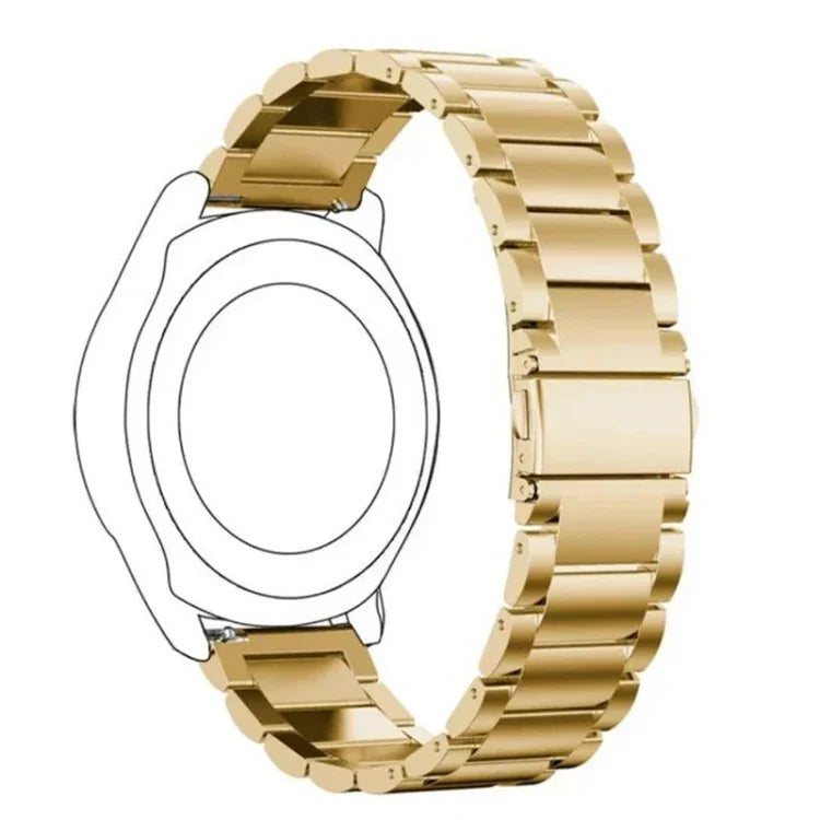 Dây đồng hồ thay thế bằng thép không gỉ khóa ba mặt 20mm cho Samsung Galaxy Watch Active 2 / Amazfit GTS 2