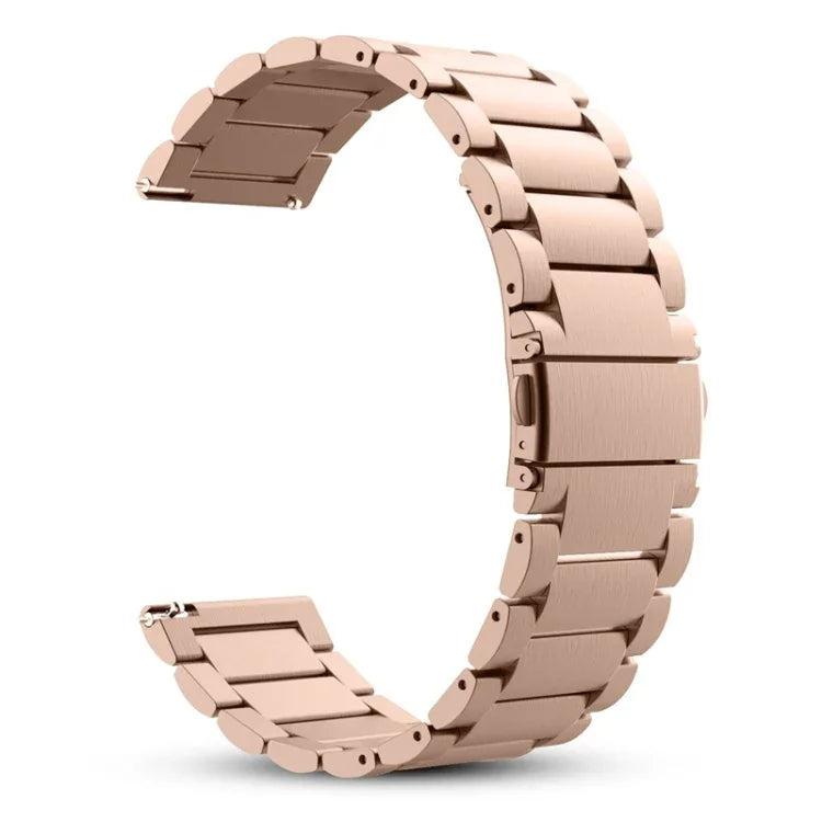 Dây đồng hồ thay thế bằng thép không gỉ khóa ba mặt 20mm cho Samsung Galaxy Watch Active 2 / Amazfit GTS 2