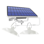 Đèn năng lượng mặt trời 2 trong 1 chiếu sáng cảnh quan sân, hành lang, đèn chùm retro 32 LED, ánh sáng trắng, ánh sáng ấm
