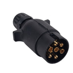 A4060 12V 7Pin EU Plug Socket Wiring Connector Adapter Plug Socket for Trailer, A4060