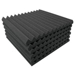 Bông cách âm phòng thu âm kiểu rãnh tam giác 30x30x2.5cm, 6 cái, 10 cái, 12 cái, 20 cái, 24 cái