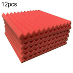 Bông cách âm phòng thu âm kiểu rãnh tam giác 30x30x2.5cm, 6 cái, 10 cái, 12 cái, 20 cái, 24 cái