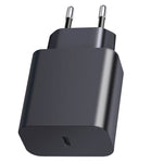 XY PD Bộ sạc du lịch 25W cổng đơn USB-C / Type-C cho thiết bị Samsung, sạc nhanh, phích cắm EU