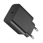 XY PD Bộ sạc du lịch 25W cổng đơn USB-C / Type-C cho thiết bị Samsung, sạc nhanh, phích cắm EU