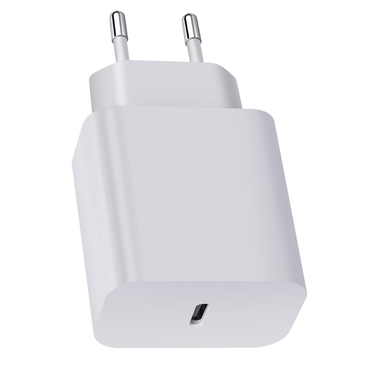 XY PD Bộ sạc du lịch 25W cổng đơn USB-C / Type-C cho thiết bị Samsung, sạc nhanh, phích cắm EU