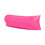 Sofa hơi nước lười ngoài trời di động, giường hơi cỏ bãi biển, kích thước: 200 x 70cm, màu tím, màu cam, màu xanh da trời, màu đen, màu xanh lá, màu hồng, màu đỏ hoa hồng, màu xanh lam sapphire