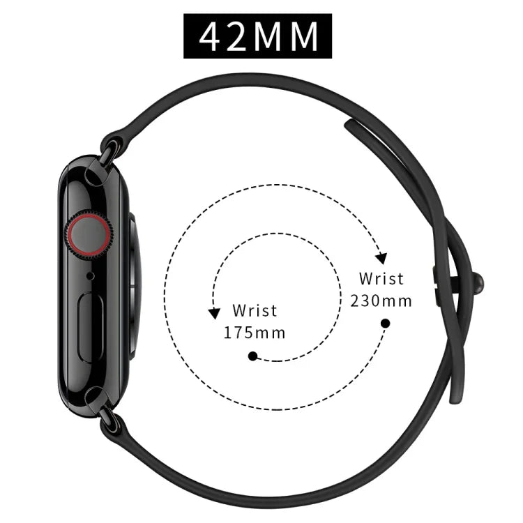 Dây đồng hồ da hai lỗ cho Apple Watch Series 6 & SE &, 5 & 4 44mm / 3 & 2 & 1 42mm, 5 & 4 40mm / 3 & 2 & 1 38mm