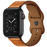 Dây đồng hồ da hai lỗ cho Apple Watch Series 6 & SE &, 5 & 4 44mm / 3 & 2 & 1 42mm, 5 & 4 40mm / 3 & 2 & 1 38mm