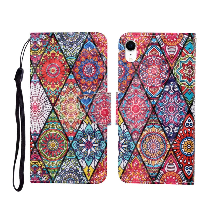 Painted Pattern Horizontal Flip Leathe Case, For iPhone SE (2020)/ 7 /8, For iPhone X, For iPhone XR